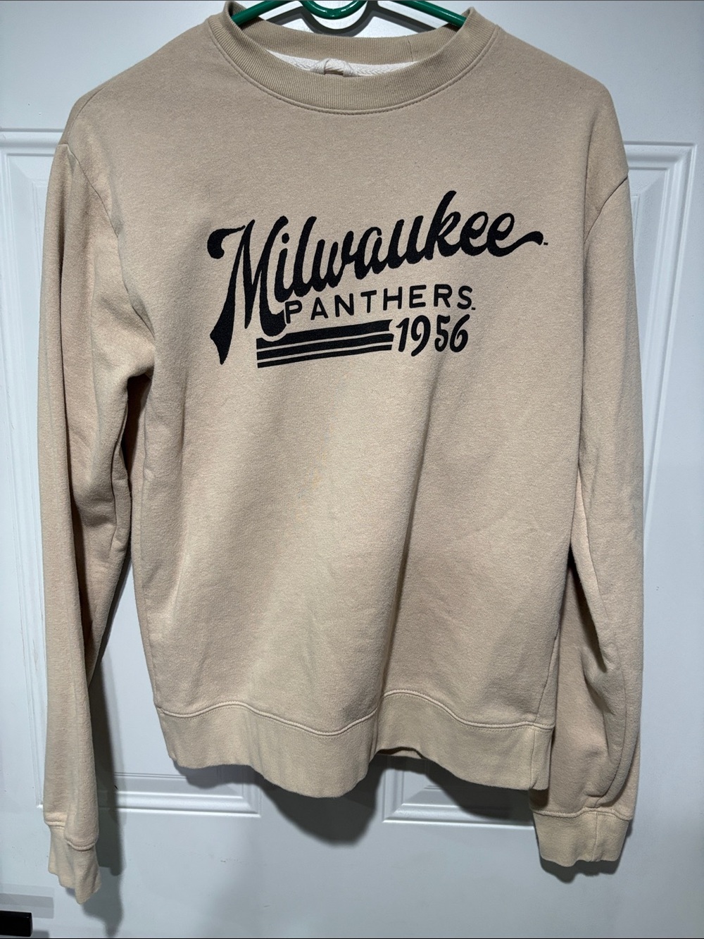 UWM Milwaukee Panthers 1956 Beige Crewneck Sweatshirt